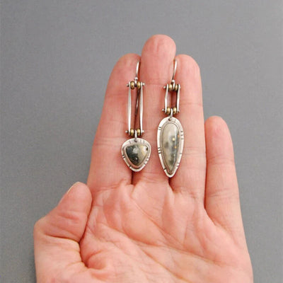 „Antique“ boucles d'oreilles asymétriques