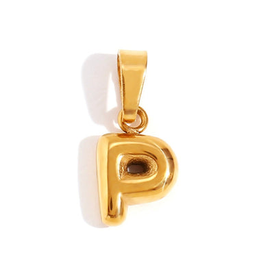 Collier avec lettre en bulle