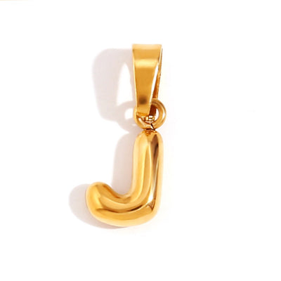 Collier avec lettre en bulle
