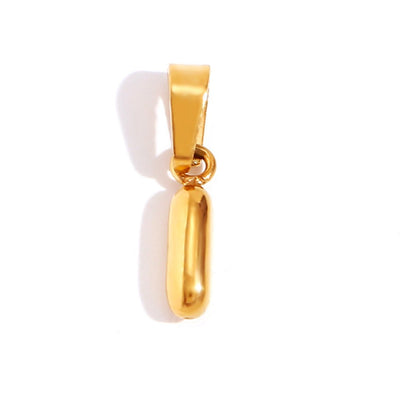Collier avec lettre en bulle