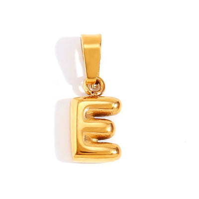 Collier avec lettre en bulle