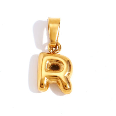 Collier avec lettre en bulle