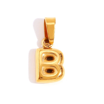 Collier avec lettre en bulle