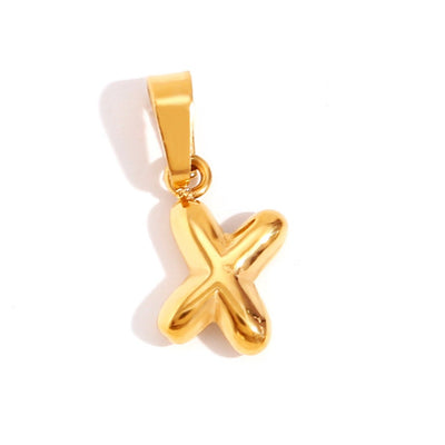 Collier avec lettre en bulle