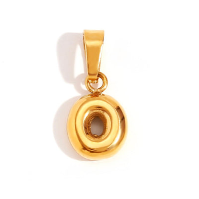 Collier avec lettre en bulle
