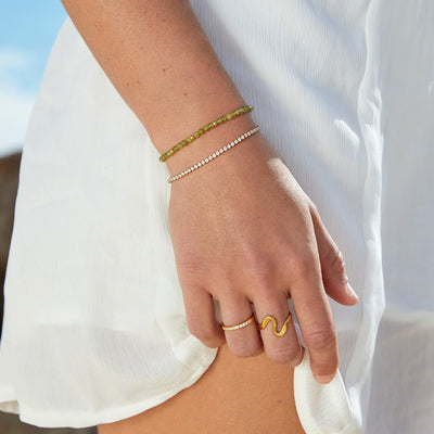 Bracelet tennis Cordelia Or