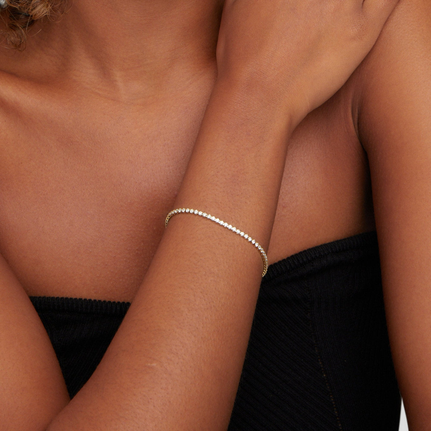 Bracelet tennis Cordelia Or