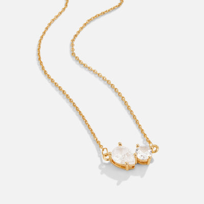 Collier avec pierre porte-bonheur en cristal