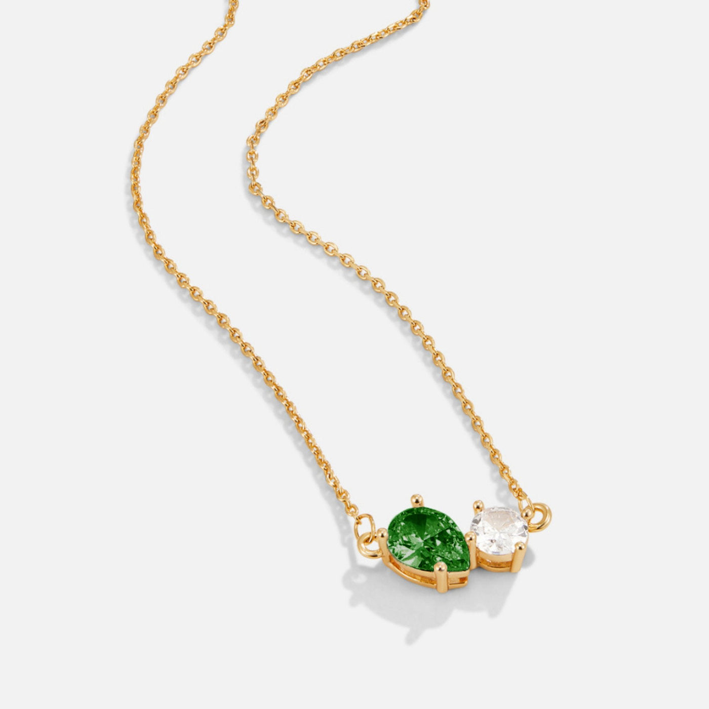 Collier avec pierre porte-bonheur en cristal
