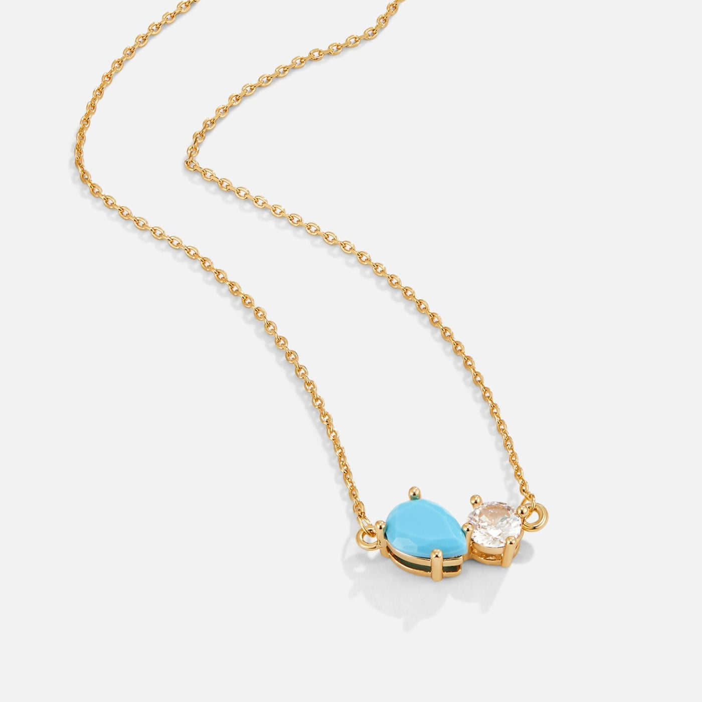 Collier avec pierre porte-bonheur en cristal