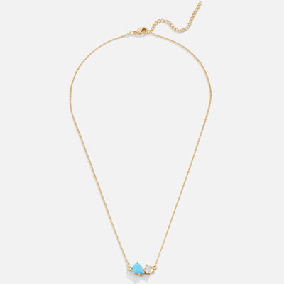 Collier avec pierre porte-bonheur en cristal