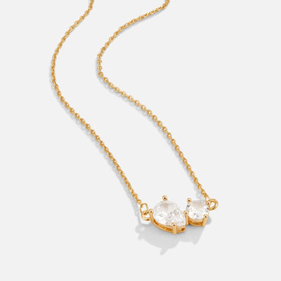Collier avec pierre porte-bonheur en cristal