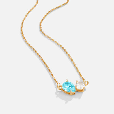 Collier avec pierre porte-bonheur en cristal