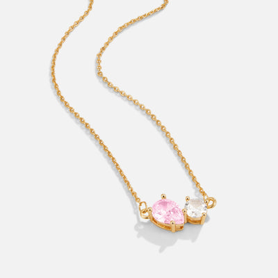 Collier avec pierre porte-bonheur en cristal