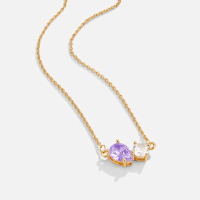 Collier avec pierre porte-bonheur en cristal