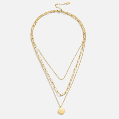 Collier superposé avec des pièces Geya