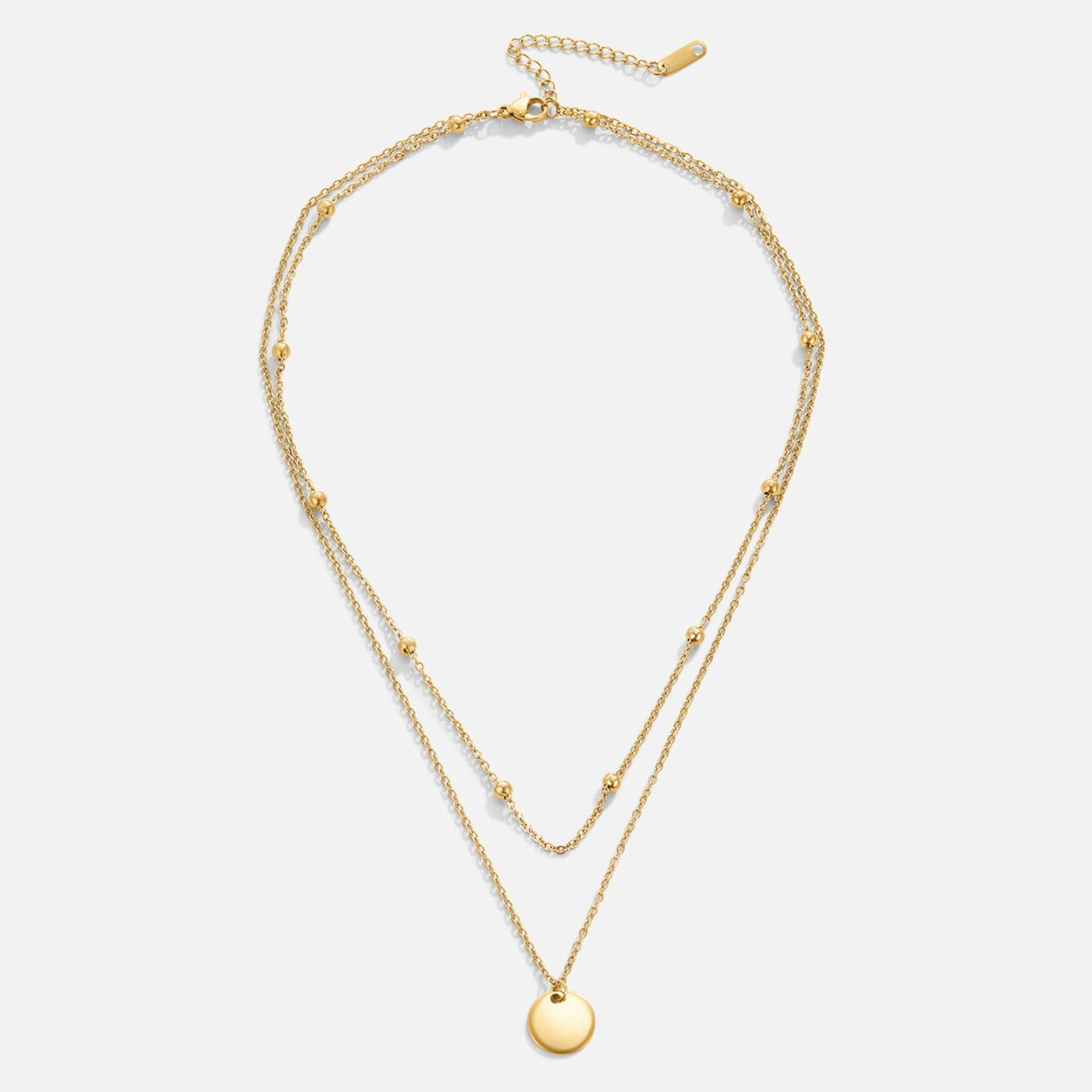Collier à disques superposés
