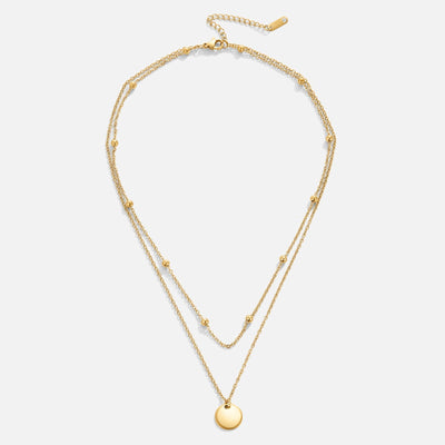 Collier à disques superposés