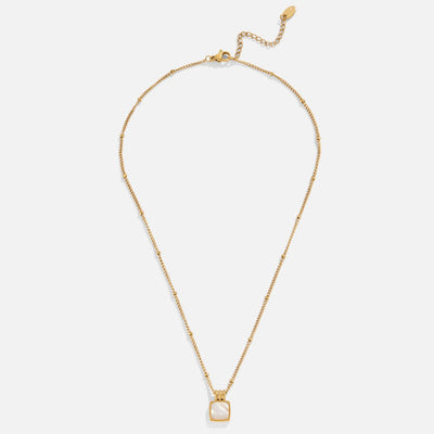 Collier avec pendentif en coquillage blanc Lucia
