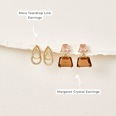 Boucles d'oreilles goutte Mara