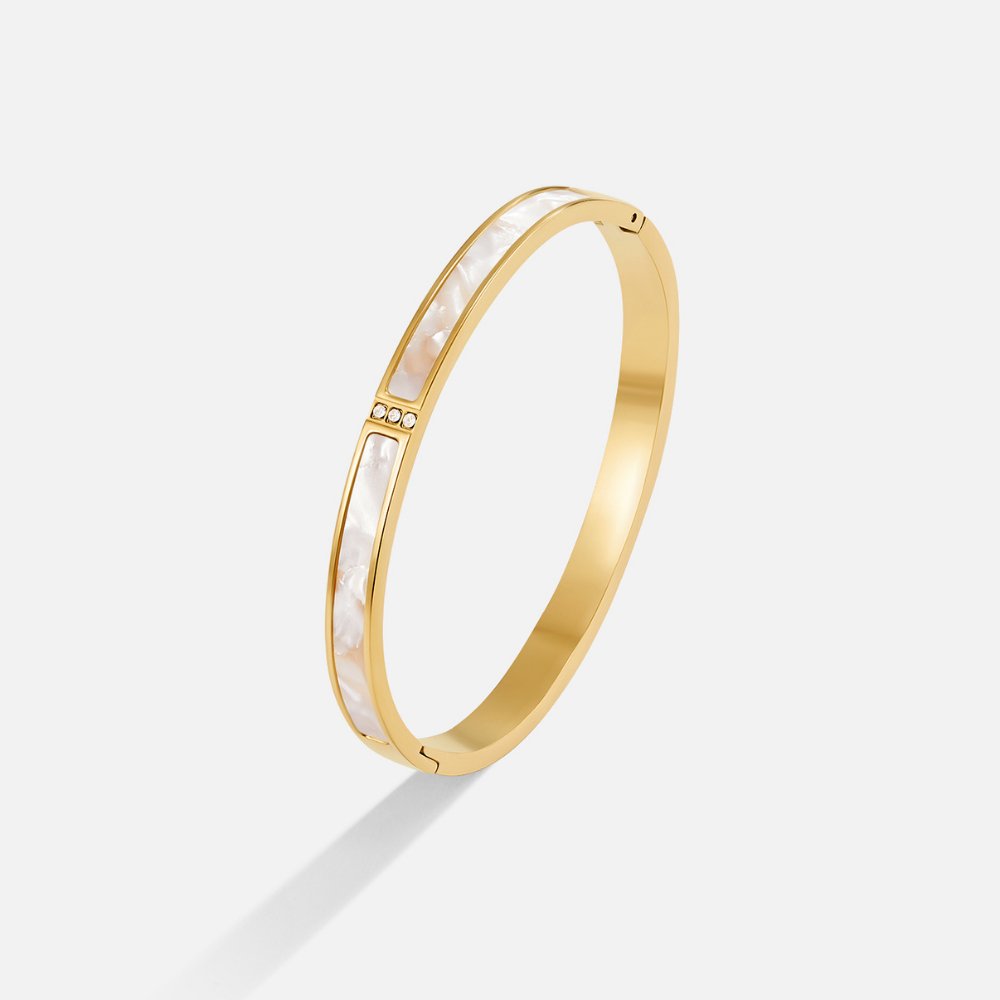 Bracelet en or blanc Sahara